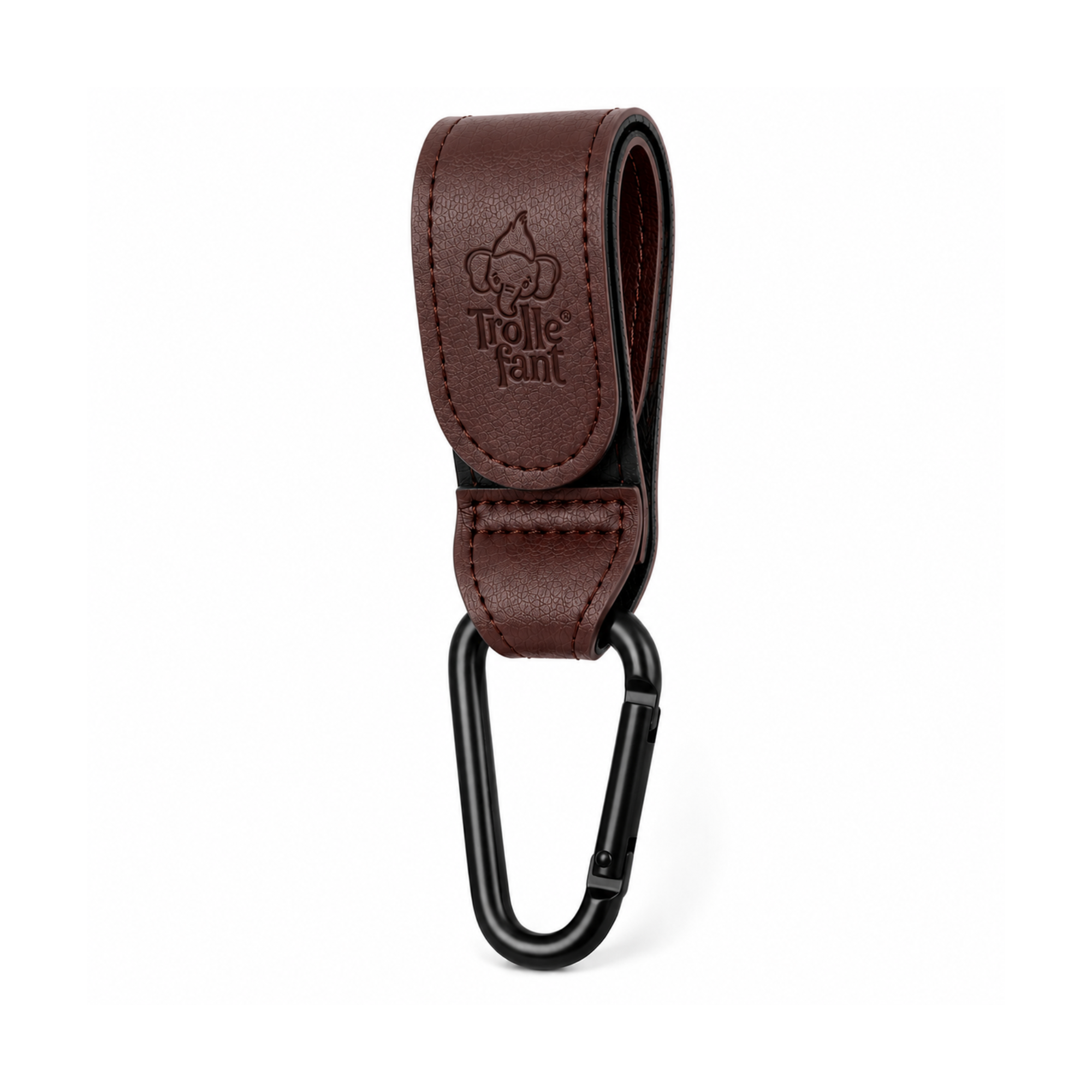 Trollefant Premium barnevognskroker 2-pack, brun