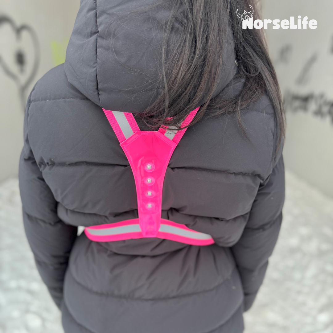 Norselife Refleksvest med LED-lys - velg farge