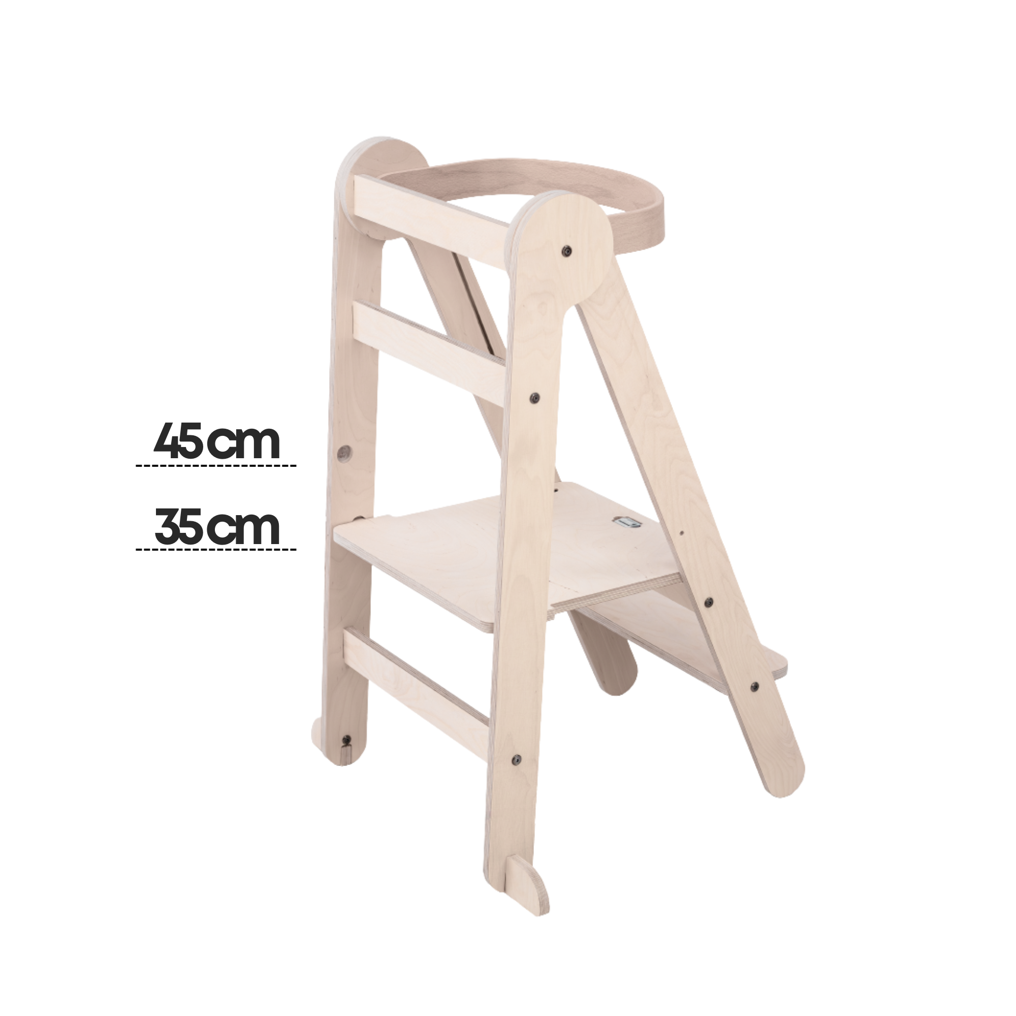 Tower Fold – fleksibel, sammenleggbar kjøkkenhjelp, natur