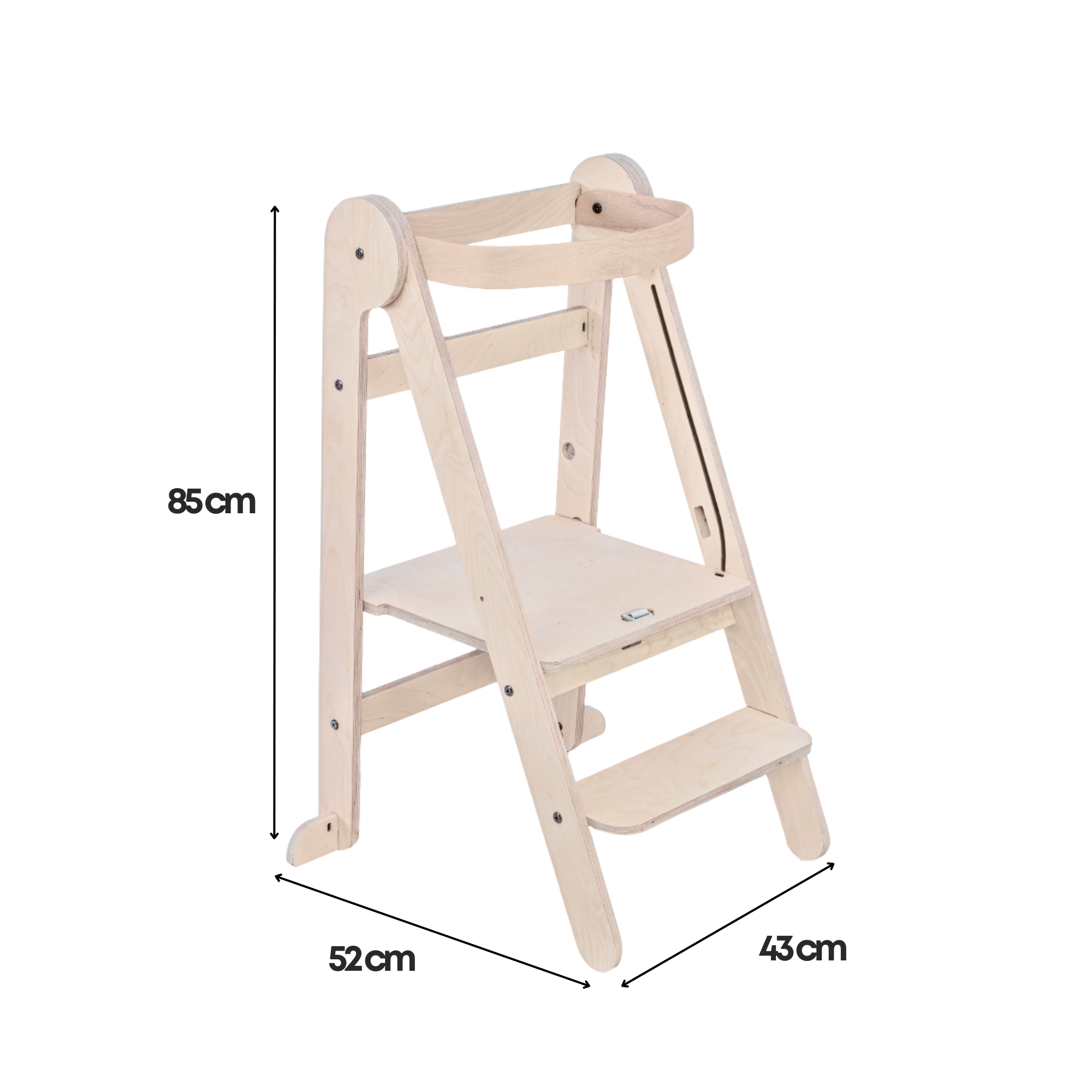 Tower Fold – fleksibel, sammenleggbar kjøkkenhjelp, natur
