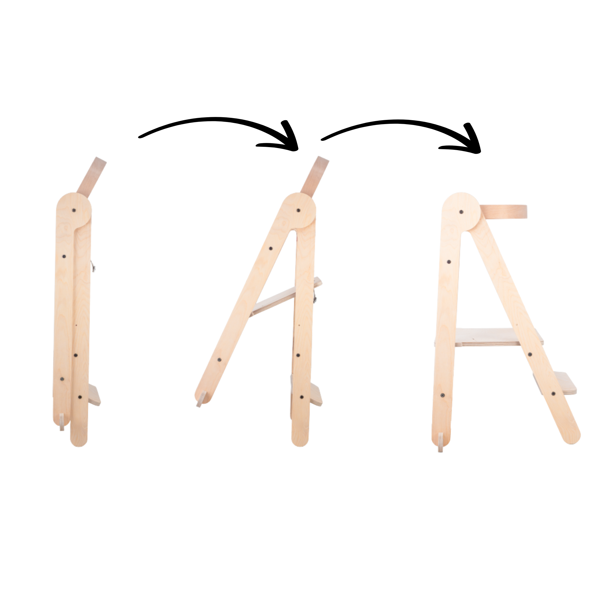 Tower Fold – fleksibel, sammenleggbar kjøkkenhjelp, natur