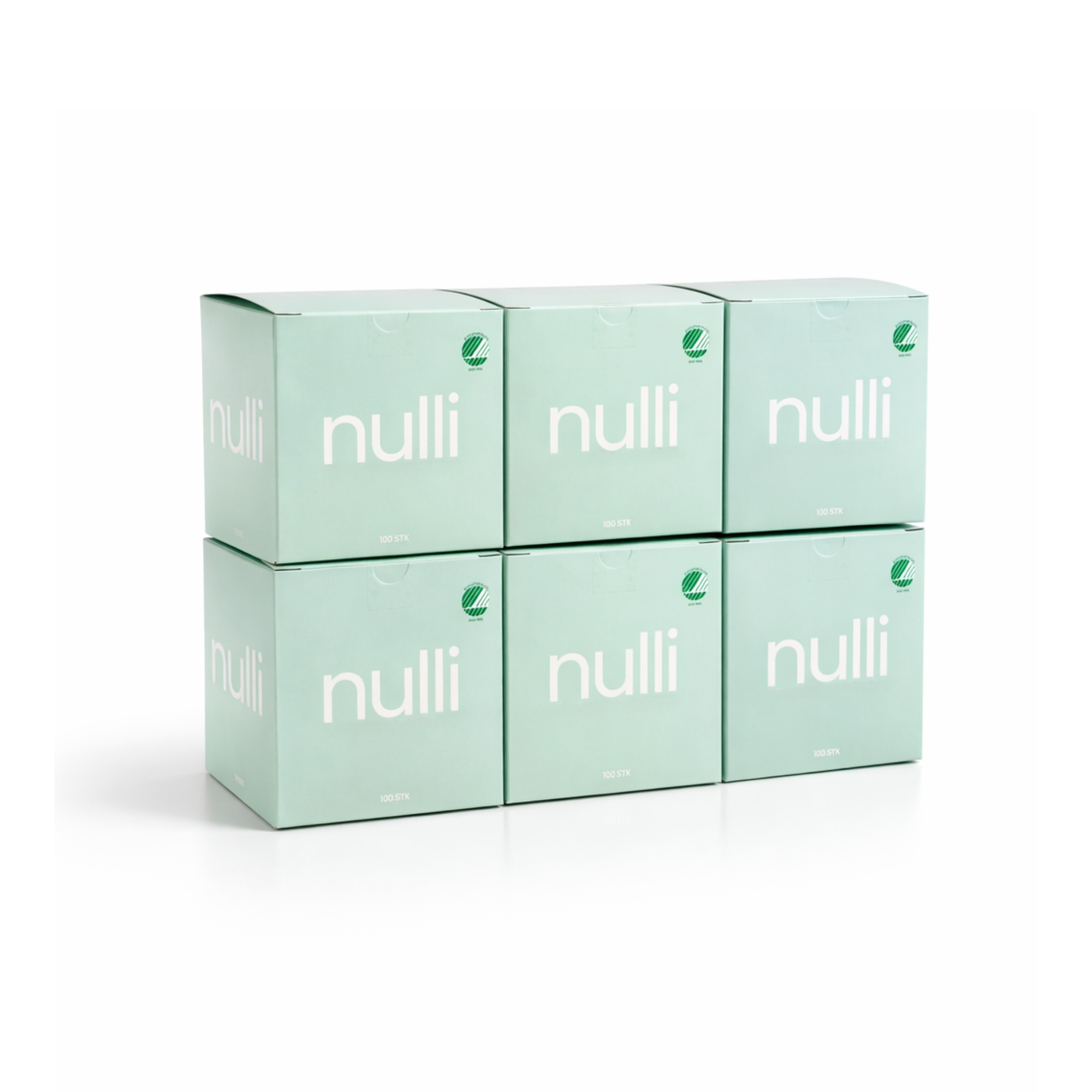 6x Nulli tørre engangskluter 100 stk. Svanemerket