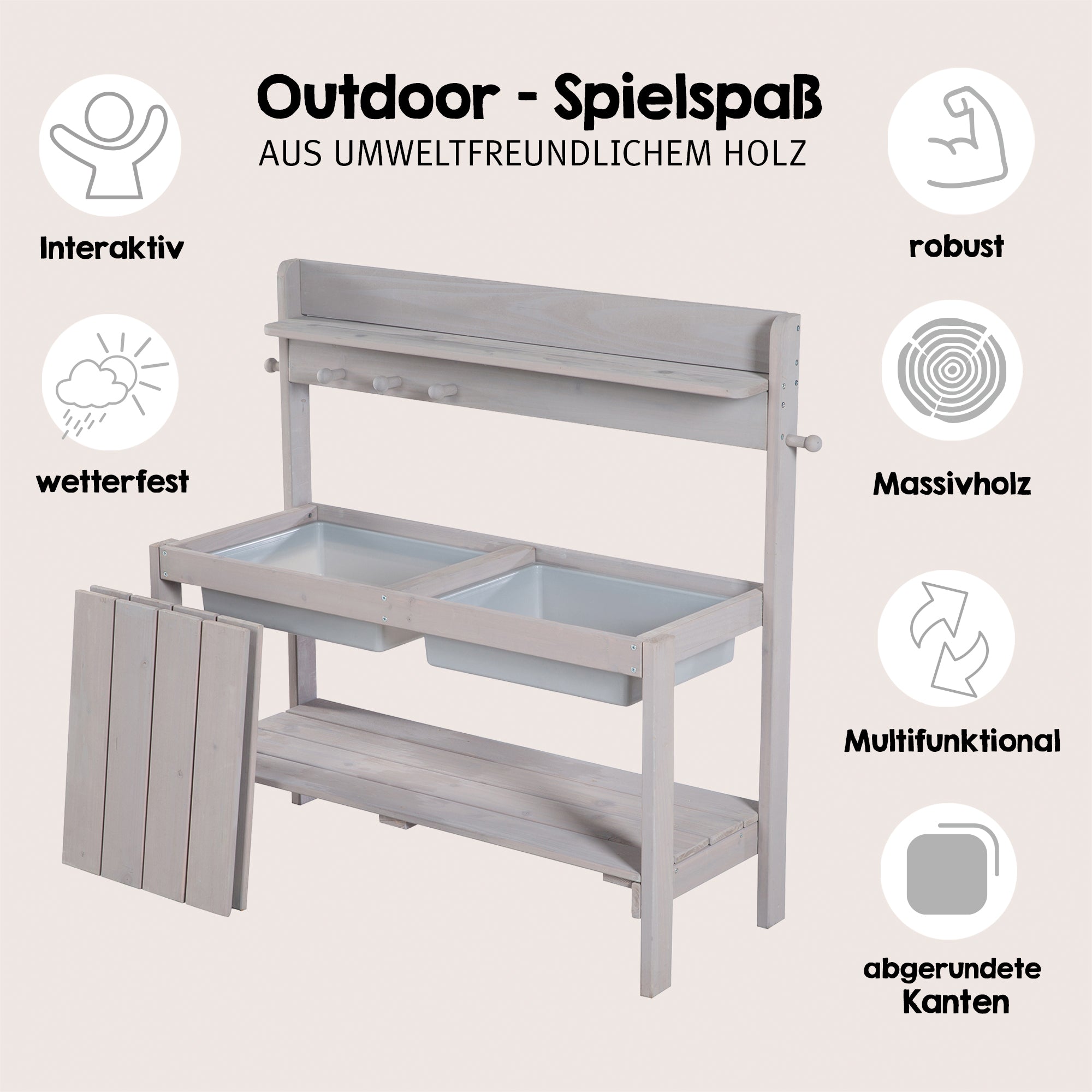 Roba Outdoor+ Sand- og vannkjøkken