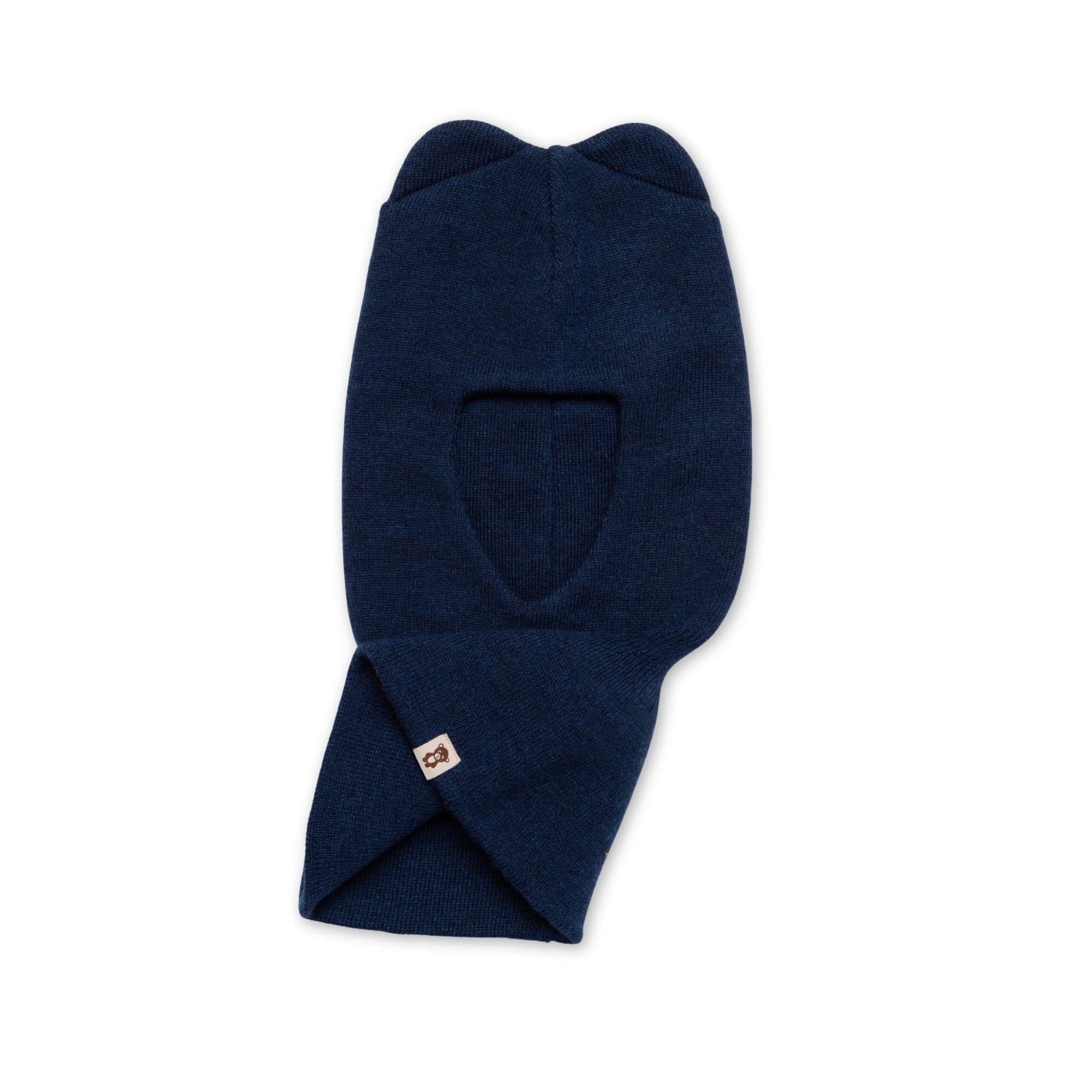 Balaklava i merinoull, marinblå