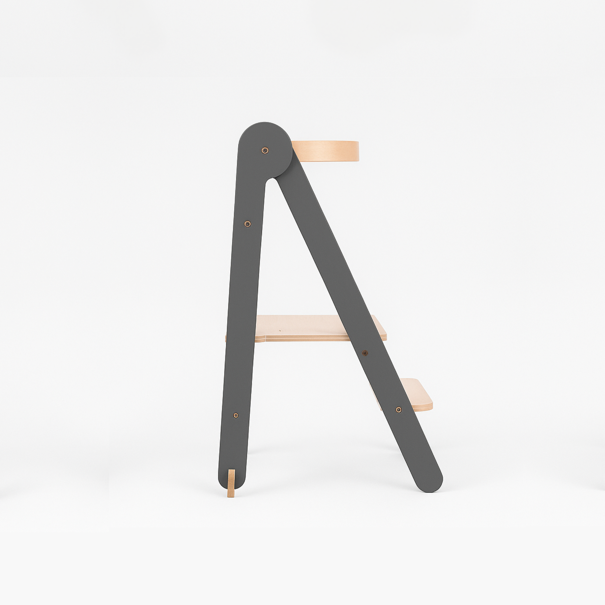 Tower Fold – fleksibel, sammenleggbar kjøkkenhjelp, grå