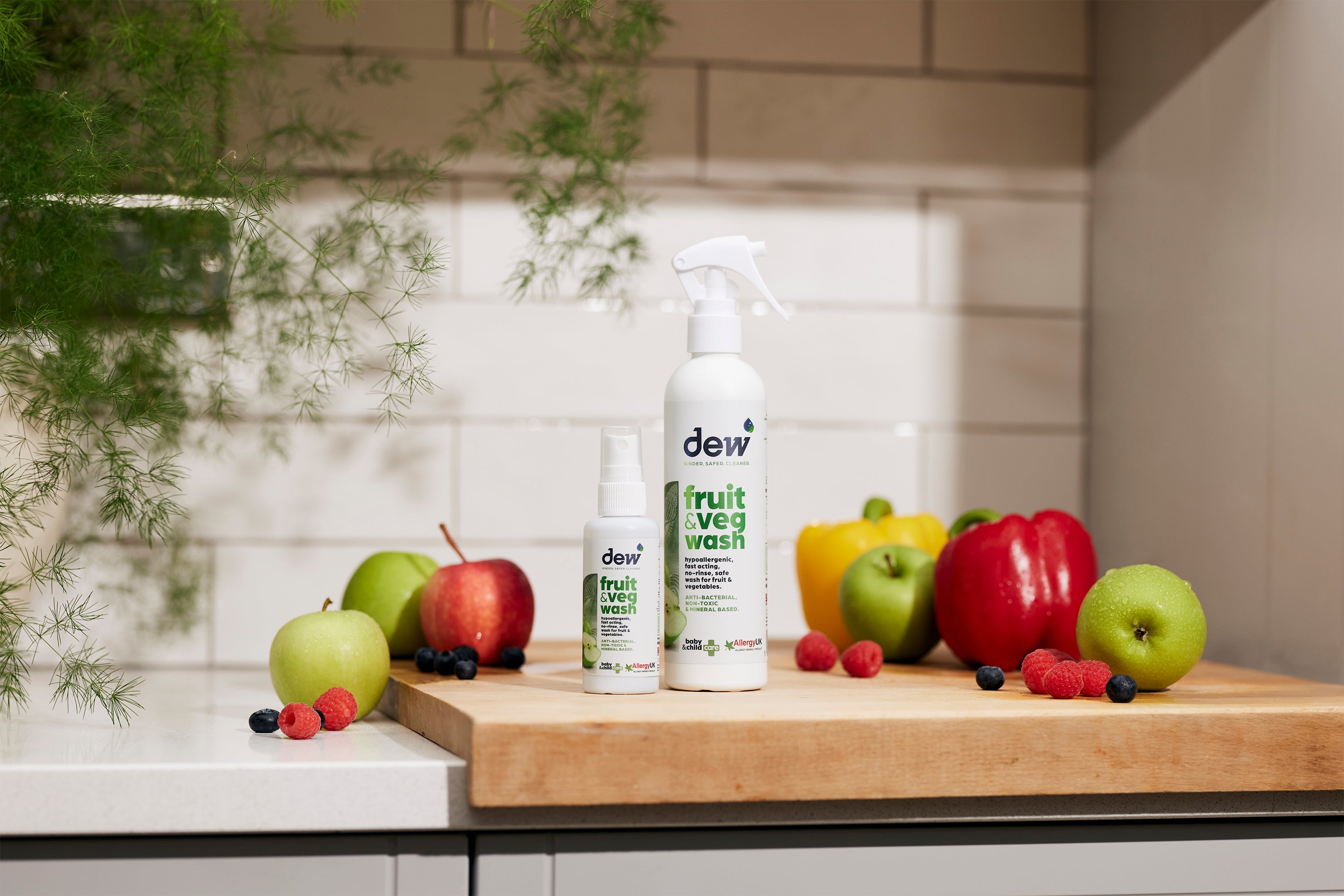 DEW Frukt- og Grønnsaksrens – 65 ml