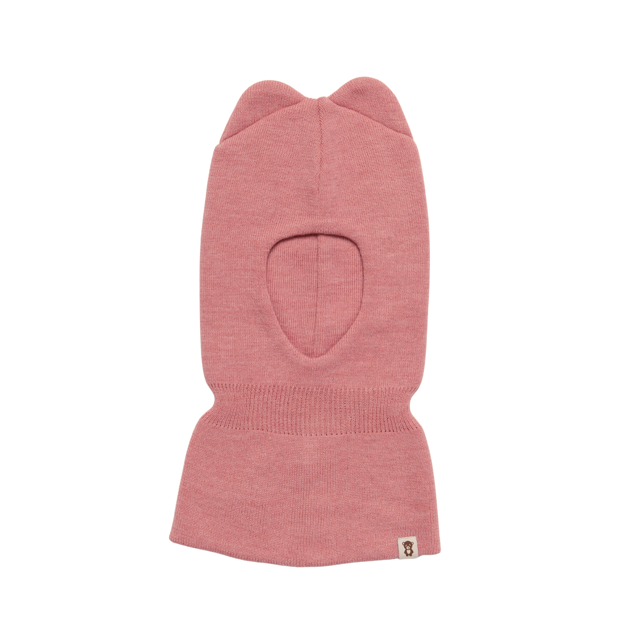 Balaklava i merinoull, rosa