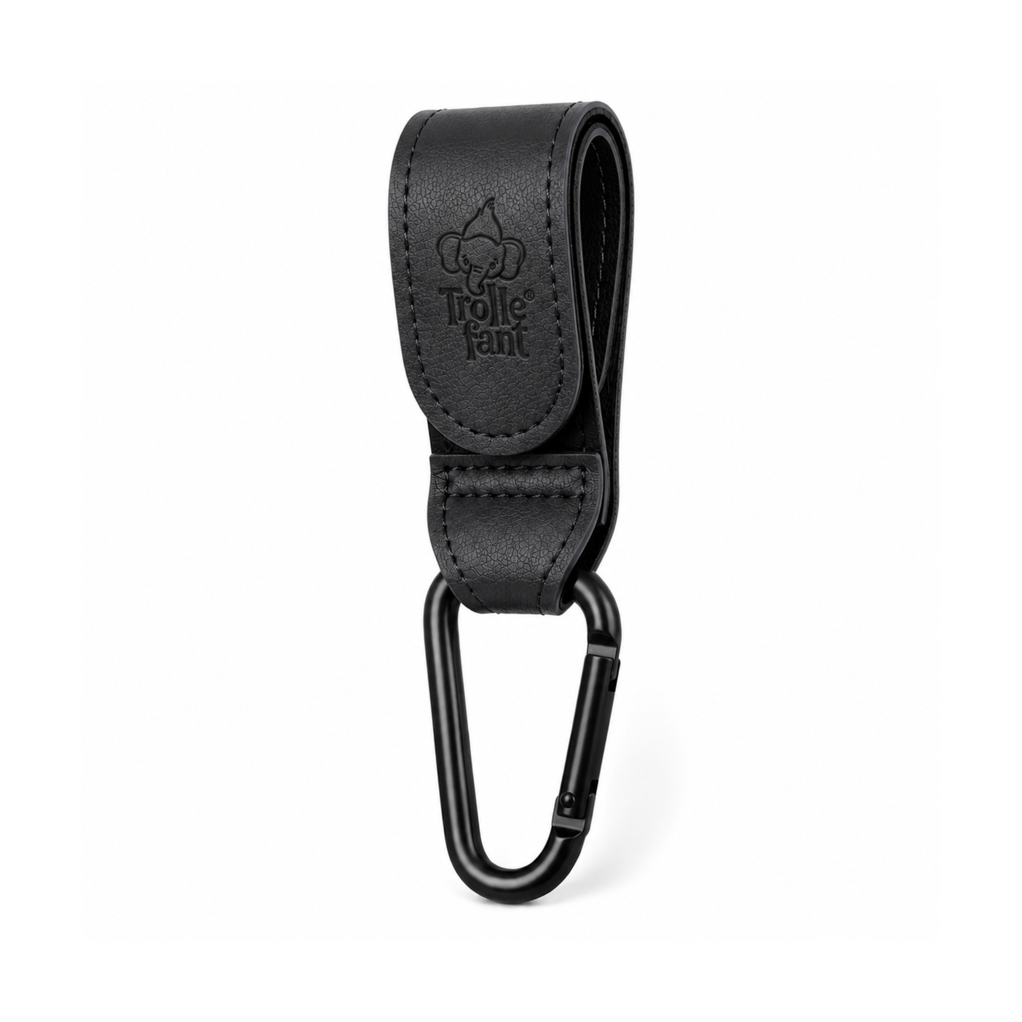 Trollefant Premium barnevognskroker 2-pack, svart