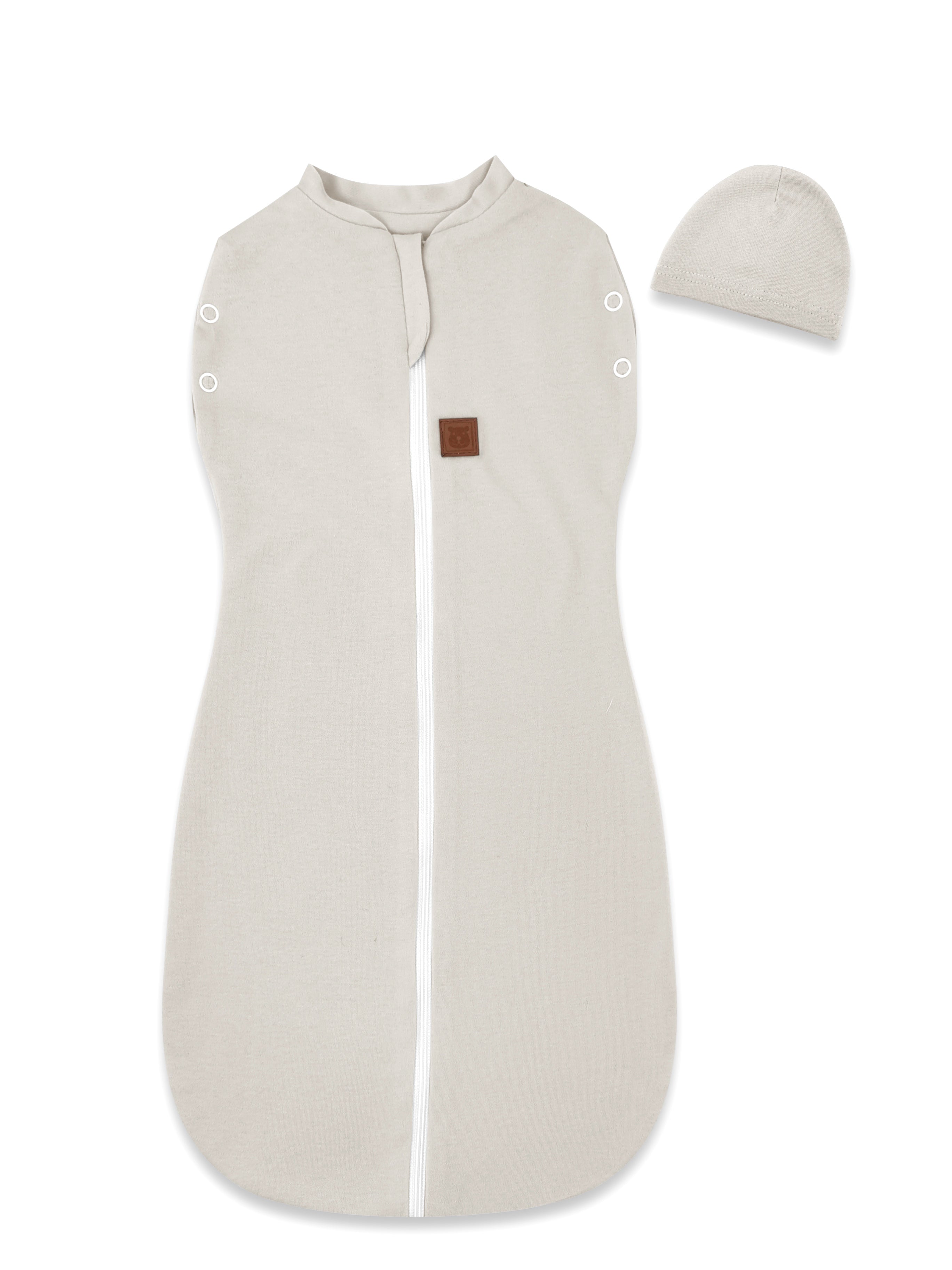 MimiNu Babysvøp m. lue, Beige