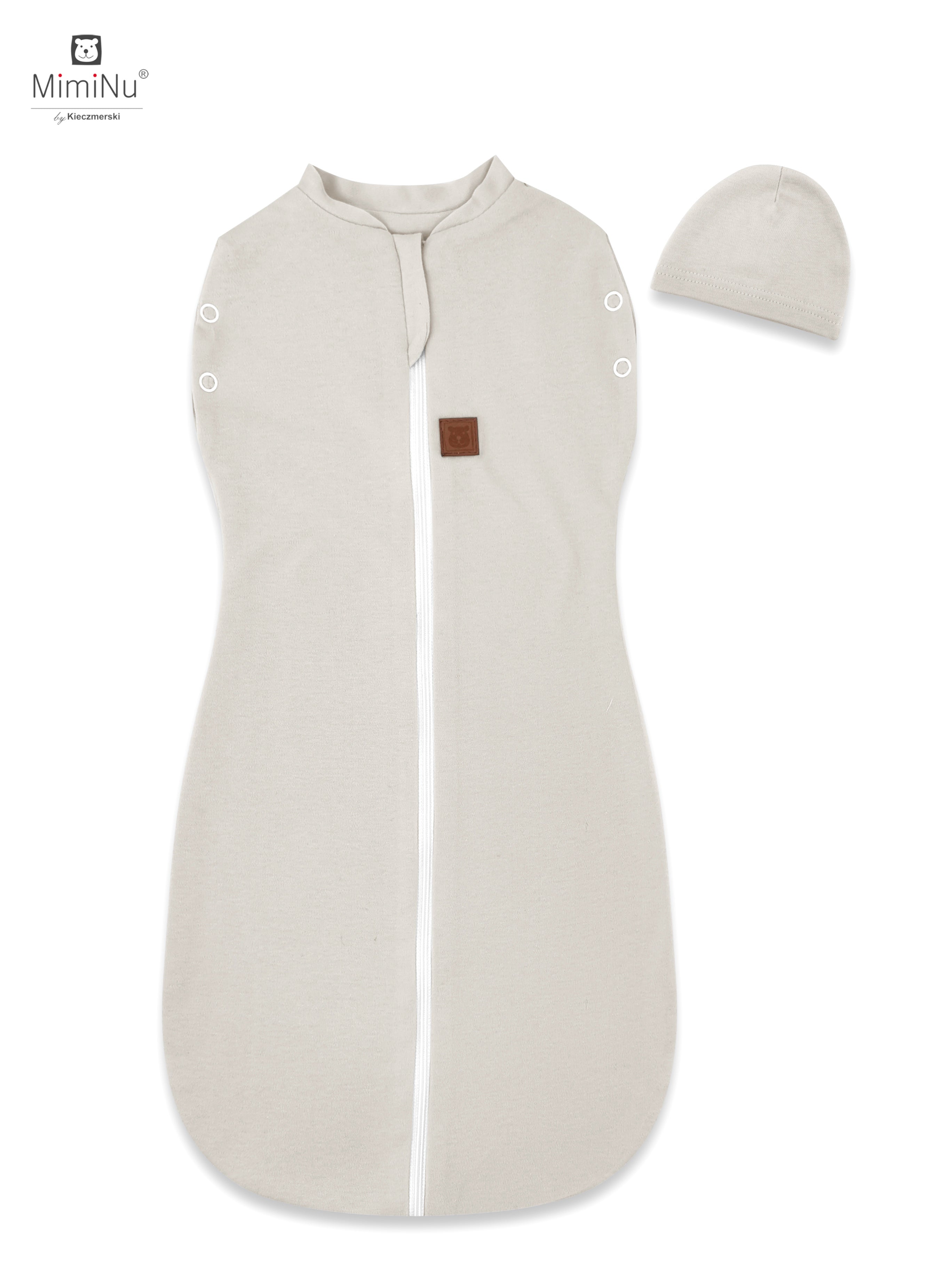 MimiNu Babysvøp m. lue, Beige