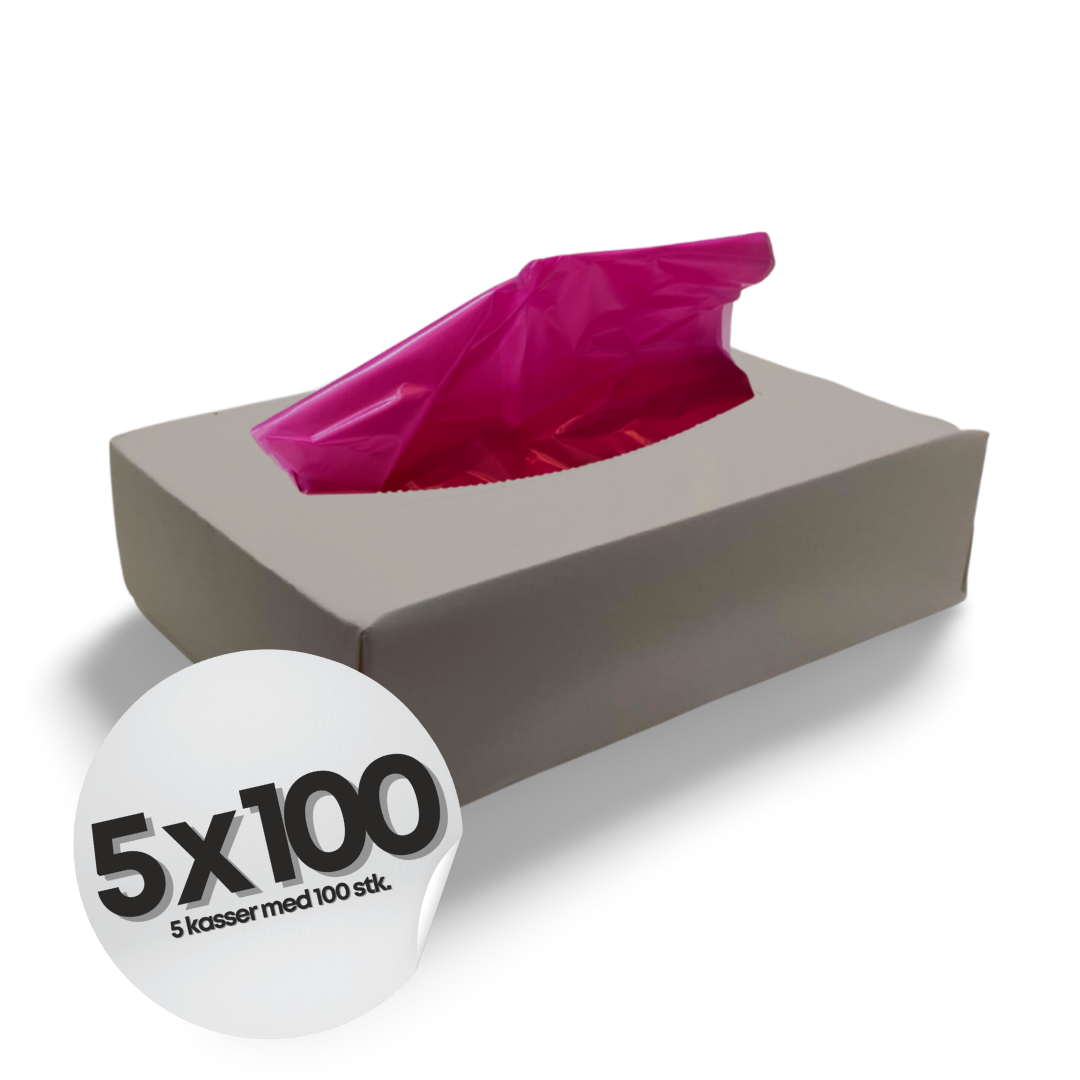 Bleieposer i eske, 5 x 100 stk., Rosa