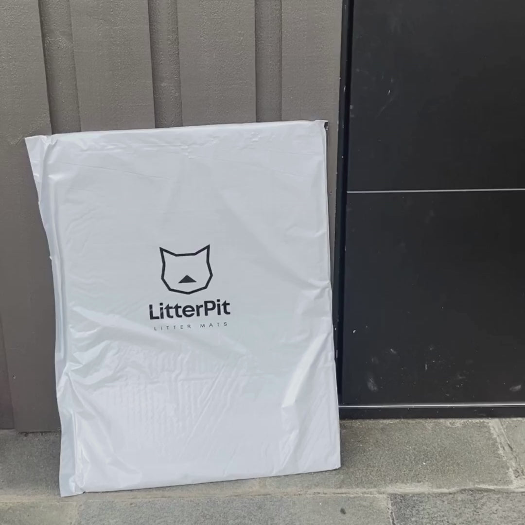 LitterPit Kattetoalettmatte 55X75 cm / 2 for 1