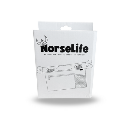 Norselife Koppholder og organizer til barnevogn