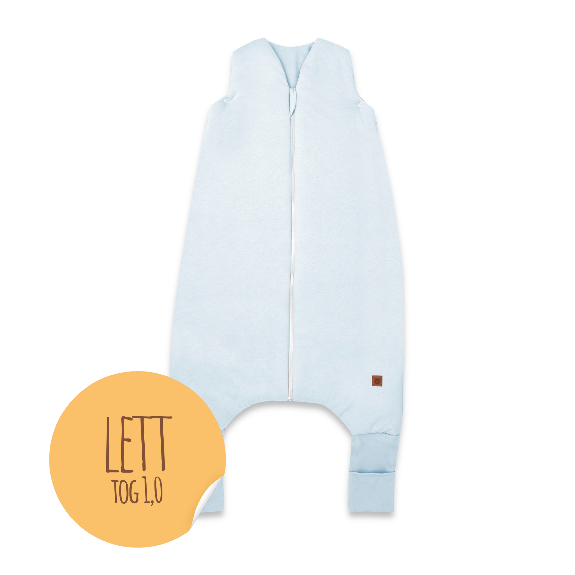 MimiNu Lett Sovepose med ben – Baby Blue