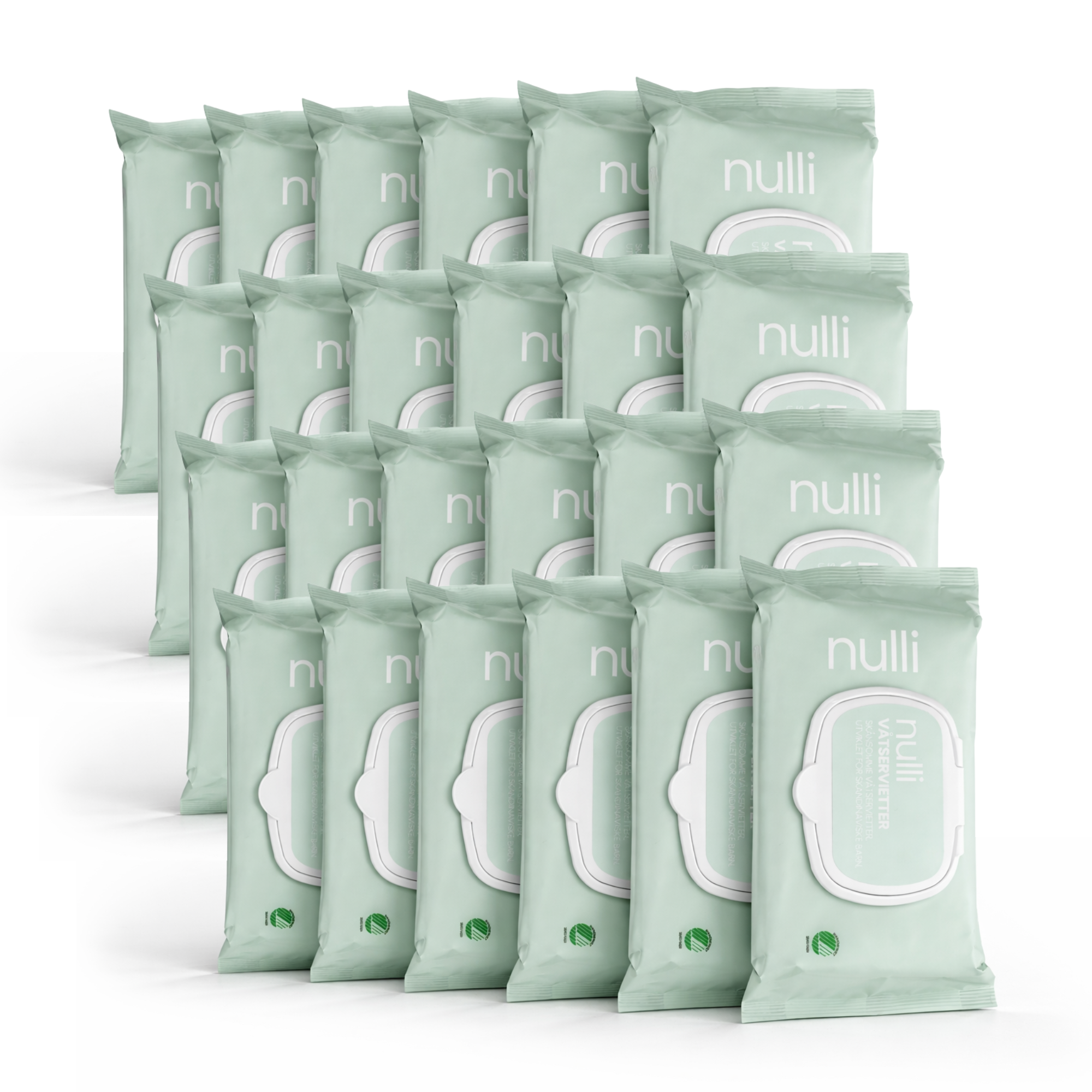 24x Nulli Våtservietter 72 stk. Svanemerket