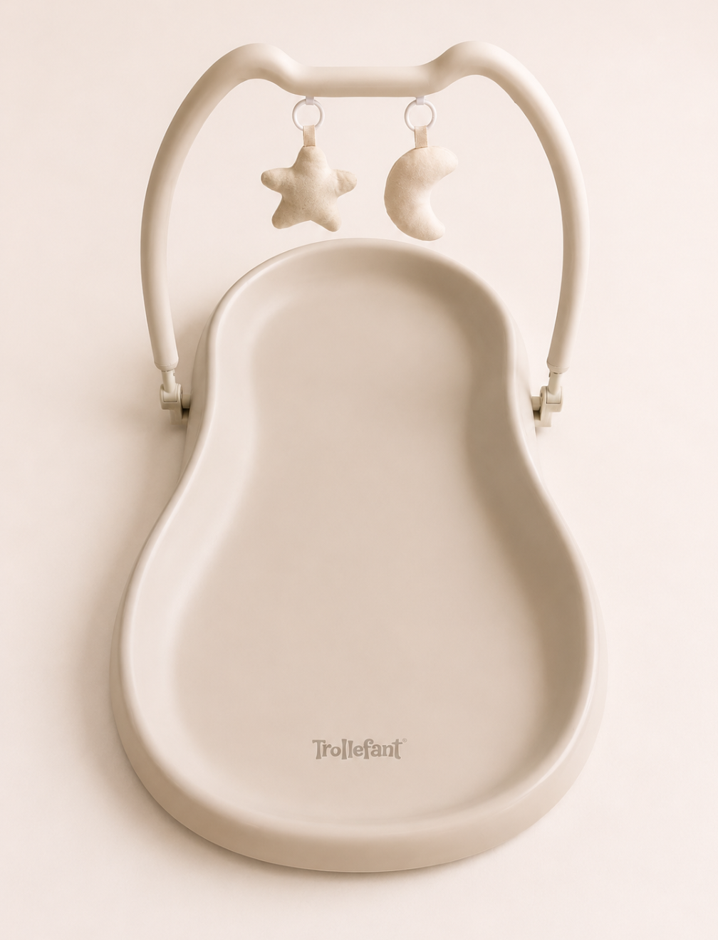 Trollefant stellematte avtakbar lekebue, Beige