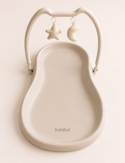 Trollefant stellematte avtakbar lekebue, Beige