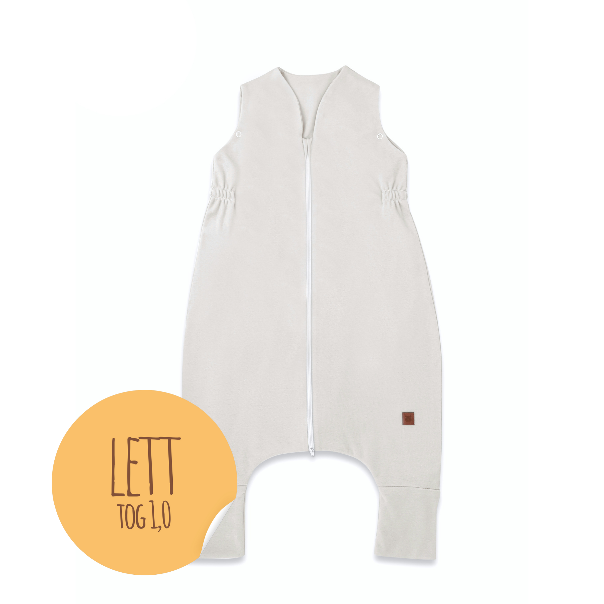 MimiNu Lett Sovepose med ben – Beige