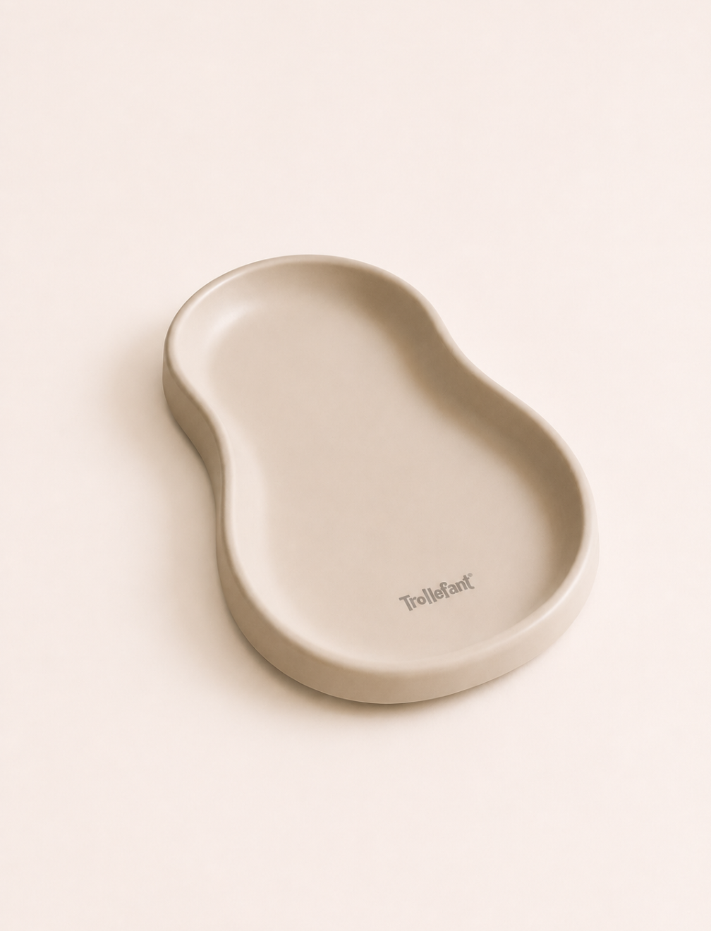 Trollefant stellematte avtakbar lekebue, Beige