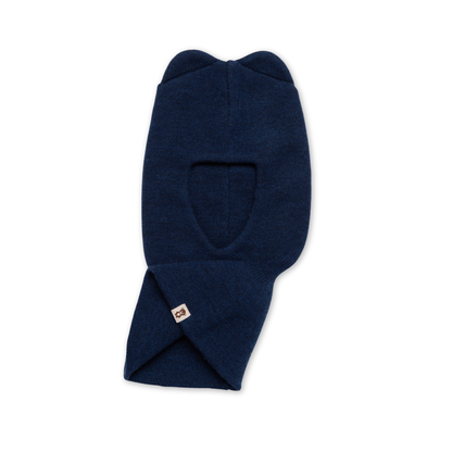Balaklava i merinoull, marinblå
