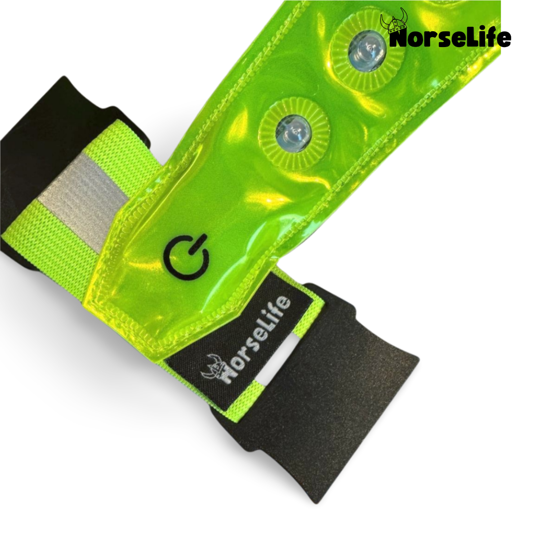 Norselife Refleksvest med LED-lys - velg farge