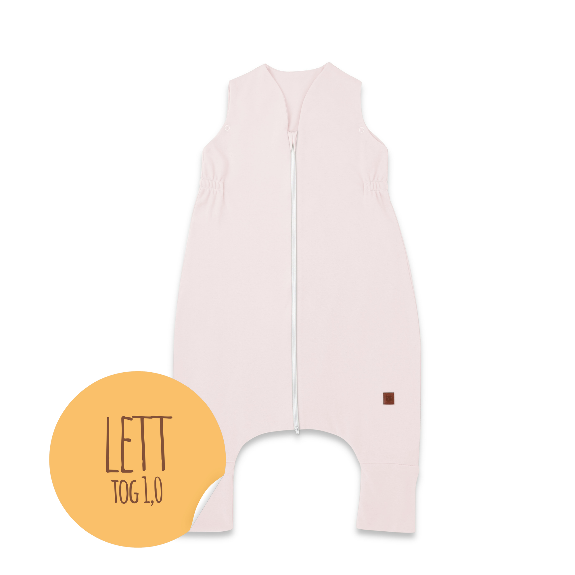 MimiNu Lett Sovepose med ben – Powder Pink