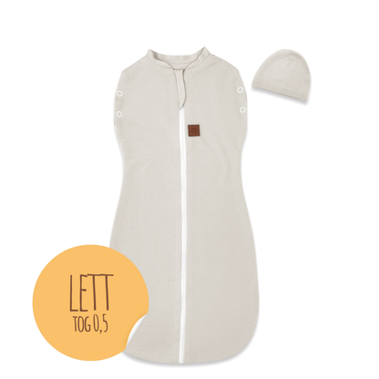 MimiNu Babysvøp m. lue, Beige