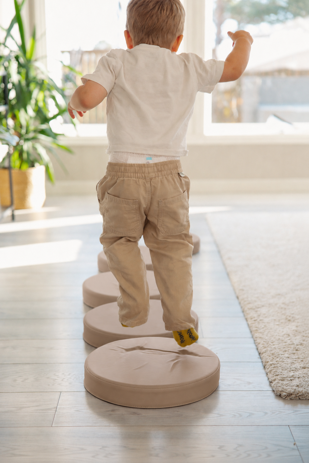 Trollefant Balanseputer – 6 stk, Khaki