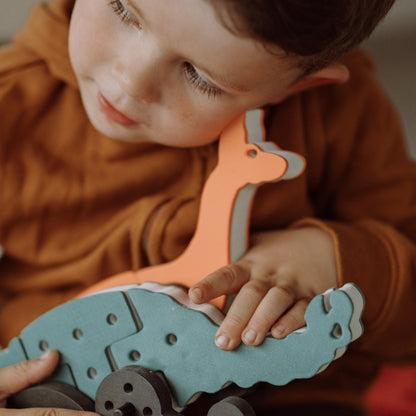 BAKOBA Dra-Cro-Saurus – byggesett i mykt skum