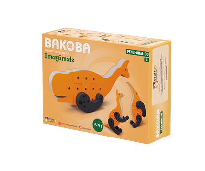 BAKOBA Peng-Whal-Oo – byggesett i mykt skum