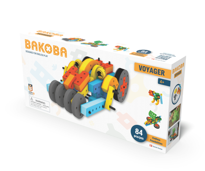 BAKOBA Voyager – byggesett i mykt skum (84 deler)