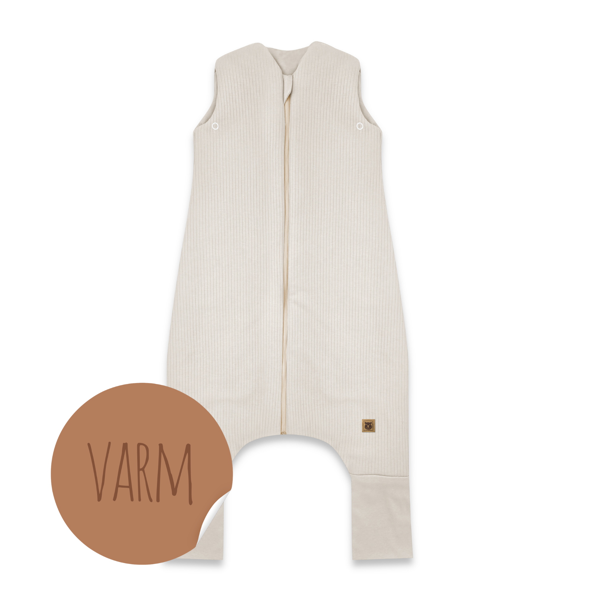MimiNu Sovepose med ben – Enhanced, Beige