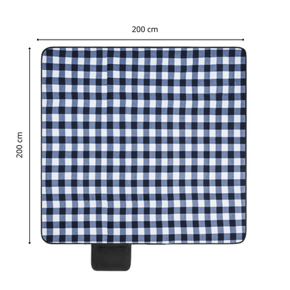 Piknikteppe 200x200 cm – Vanntett
